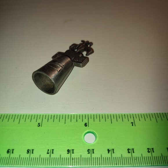 Vintage Thimble Oklahoma End of the Trail Collectible Metal Silver - Picture 5 of 5